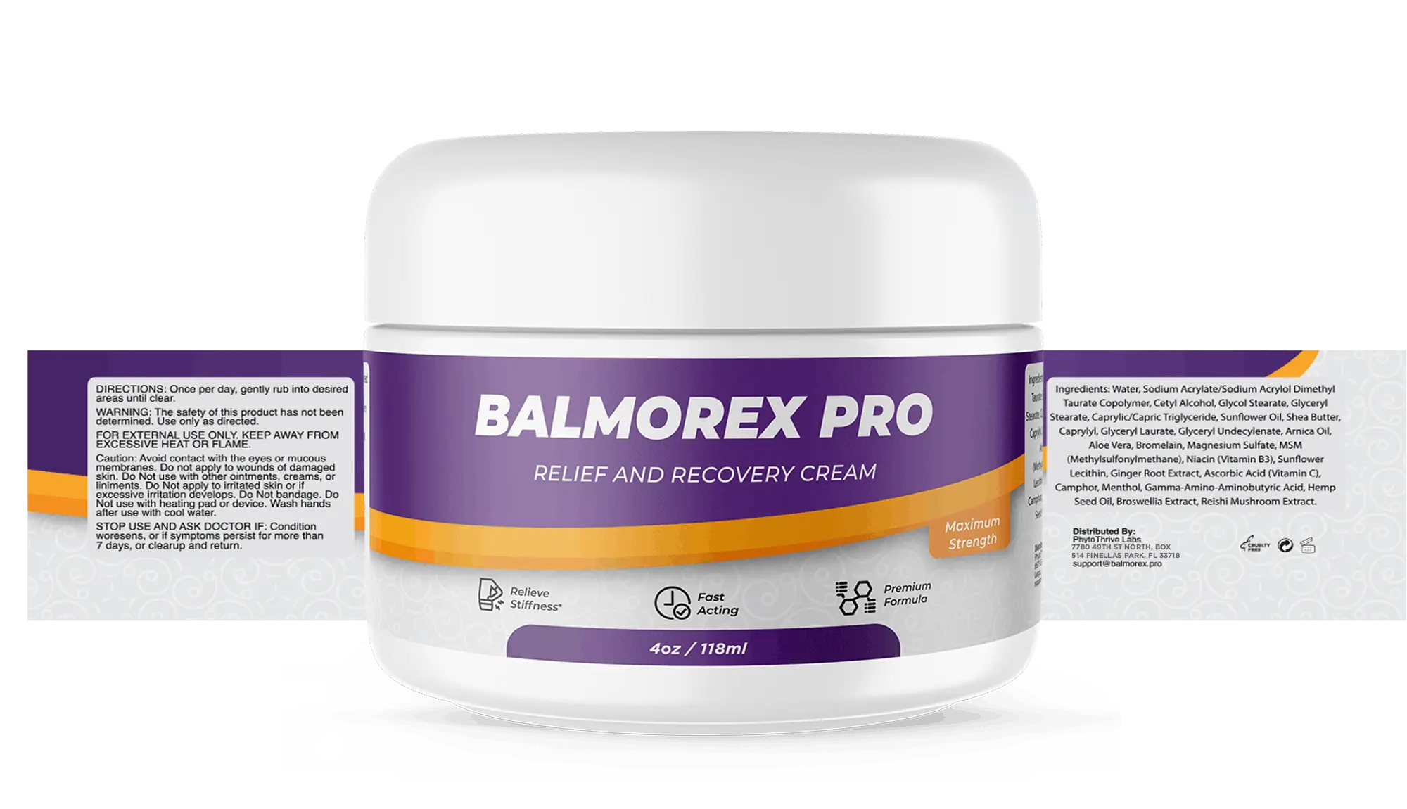 Balmorex Pro label
