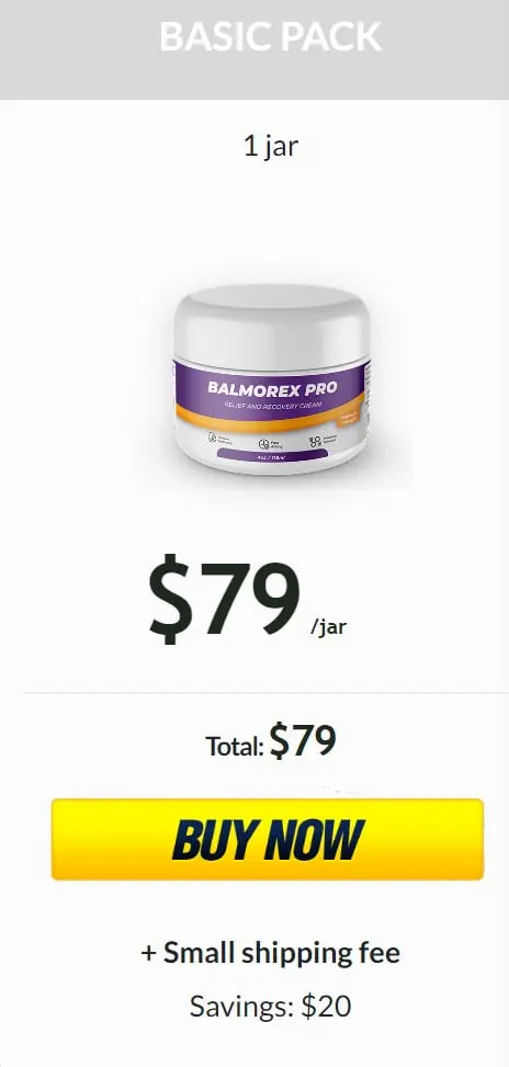 Balmorex Pro - 1 Jar